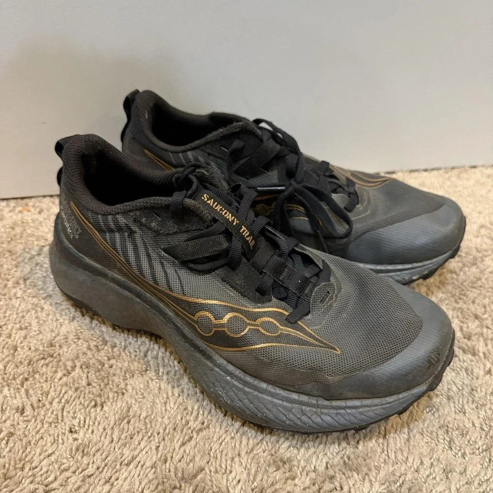 Saucony Endorphin Edge Shoes Womens Sz 9 Black Trail Running Sneakers S10773-10